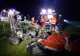 O parapantă cu motor s-a prăbușit în Bihor. Pilotul și o tânără au murit
