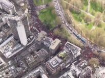 Protest de amploare la Londra față de extrema dreaptă (Video)