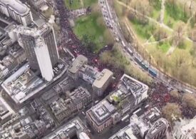 Protest de amploare la Londra față de extrema dreaptă (Video)