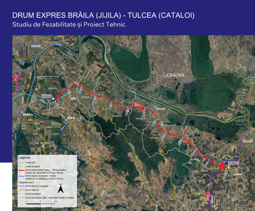 DeX Braila Tulcea plan CNIR