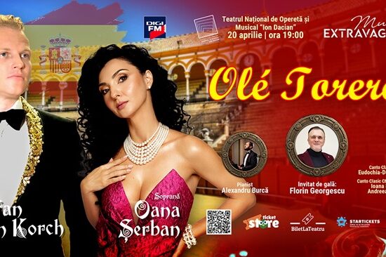 Tenorul Ștefan von Korch va „înflăcăra” scena Operetei cu recitalul „Olé Torrero!” pe 20 aprilie