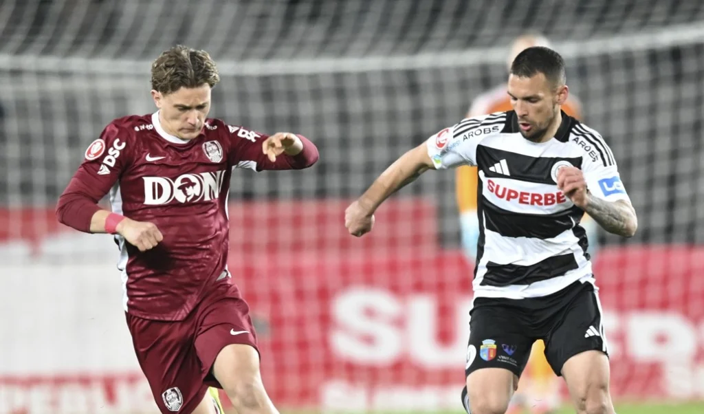Superliga: CFR Cluj învinge U Cluj și intră în cursa pentru titlu
