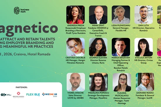 O nouă ediție a proiectului „Magnetico”, la Craiova. Pe 22 aprilie 2026, lideri HR analizează strategiile pentru un brand de angajator rezilient