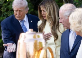 Casa Albă a publicat o poză cu Donald Trump și regele Charles însoțită de textul: „Doi regi”