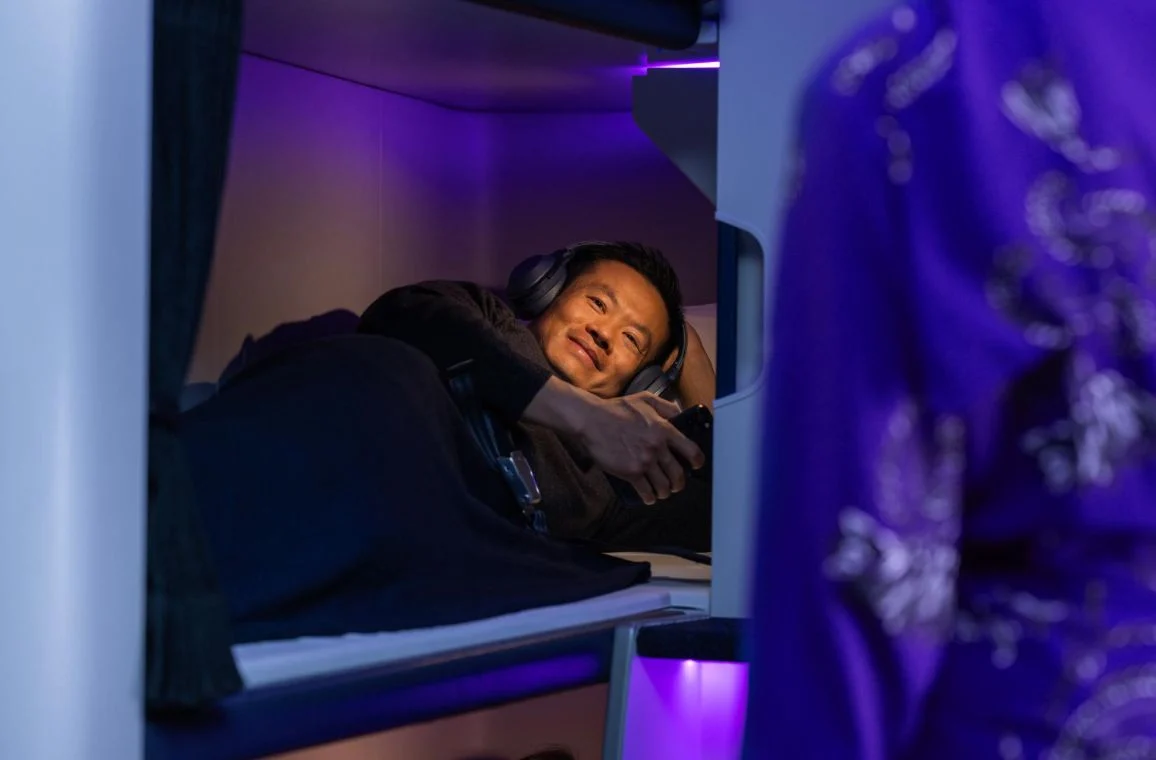 First look: Sleeping pods in economy class. Snoring allowed, but no ...