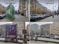 Înainte și după. Ciucu a dat jos prismele ilegale cu reclame din Centru. Deci se poate. Dar de ce a durat atât?