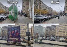 Înainte și după. Ciucu a dat jos prismele ilegale cu reclame din Centru. Deci se poate. Dar de ce a durat atât?