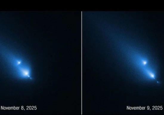 Telescopul Hubble a surprins o cometă în timp ce se dezintegra: „Noroc incredibil!”