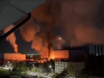 Explozie urmată de incendiu la CET Vest: Au ars zeci de tone de ulei. ELCEN asigură că bucureștenii nu au nicio problemă legată de alimentarea cu curent (Video)