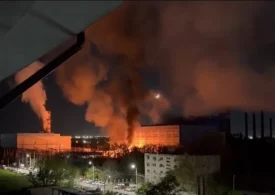 Explozie urmată de incendiu la CET Vest: au ars zeci de tone de ulei. Pompierii au intervenit toată noaptea (Video)