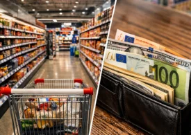 Un ucrainean și un rus, reținuți după ce au furat 16.000 de euro de la un preot, într-un supermarket din București