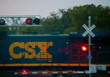 A Tesla car took control and broke through the railcrossing arms directly into the path of an oncoming train (Video)