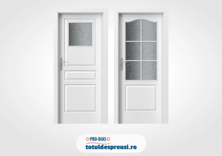 Design și funcționalitate pentru casa ta: totul despre modele de uși interior, albe, cu geam