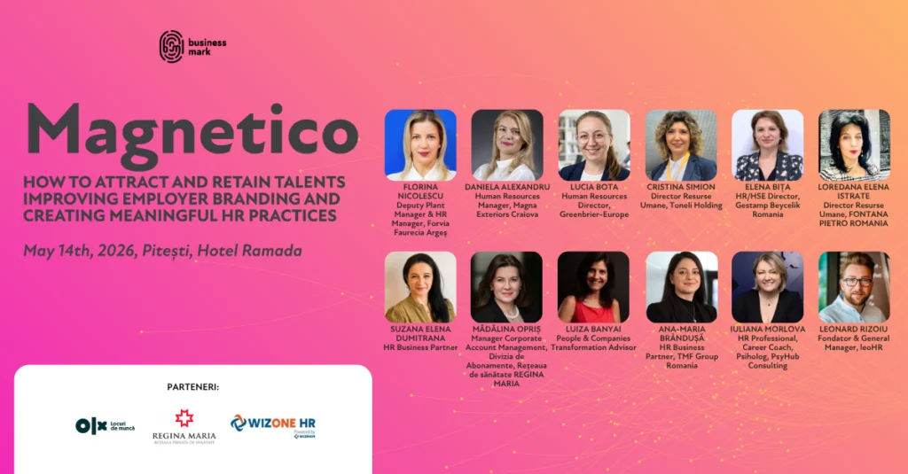 Pe 14 mai 2026, evenimentul „MAGNETICO” revine la Pitești cu o nouă ediție dedicată profesioniștilor în HR