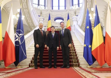Ce a vorbit Nicușor Dan cu Mark Rutte și Karol Nawrocki, în pregătirea Summit-ului B9