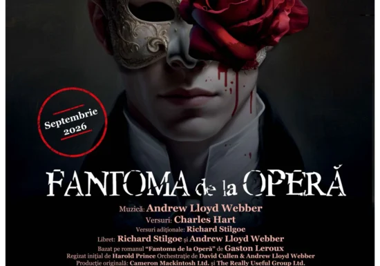 Musicalul fenomen „Fantoma de la Operă” revine pe scena Operei Naționale București în septembrie 2026