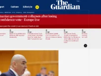 Reacții în presa străină după căderea Guvernului Bolojan: România riscă săptămâni de incertitudine politică. S-ar putea confrunta și cu o retrogradare a ratingului de țară