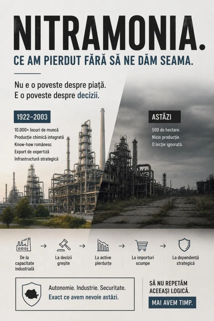 Oana Gheorghiu reclamă „curiosul caz Nitramonia”: 500 de hectare, active industriale și creanțe de zeci de milioane. Zero pentru stat