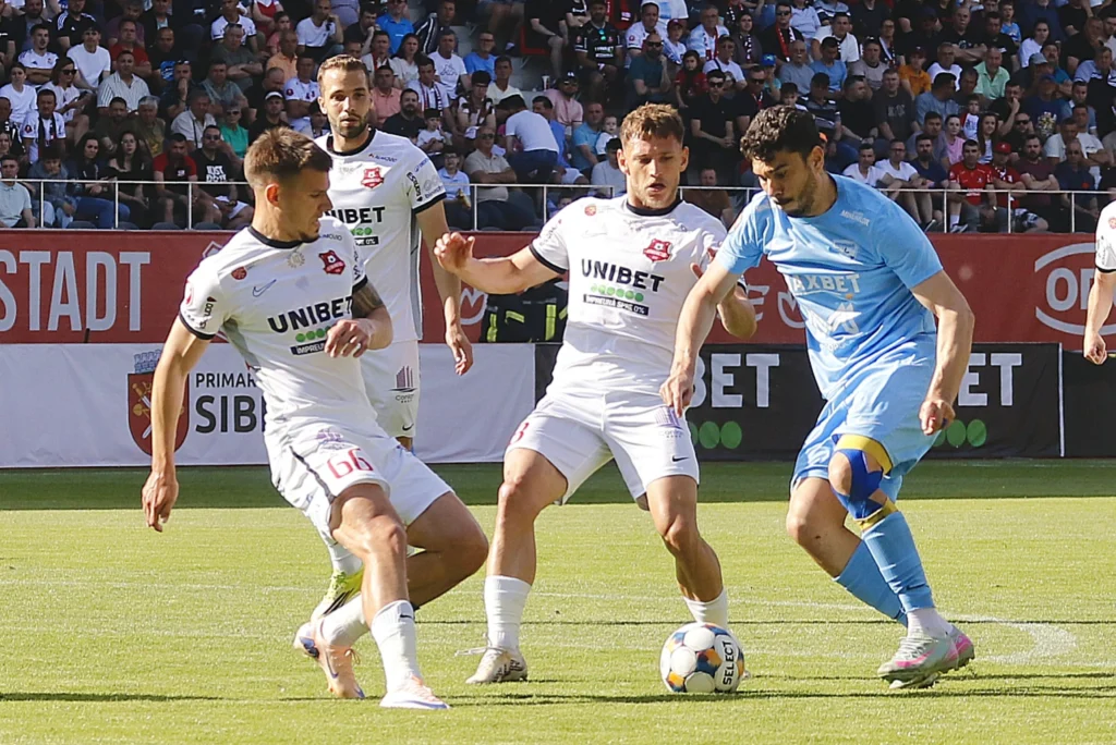 AFC Hermannstadt câștigă un baraj dramatic cu Voluntari