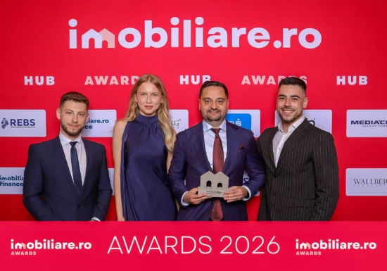 Investa Imobiliare, desemnată „Agenția nouă a anului 2025 în România" la gala Imobiliare.ro Awards