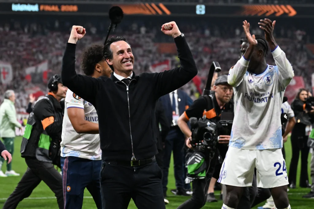 Reacția antrenorului de la Aston Villa după ce a triumfat pentru a cincea oară în carieră în Europa League