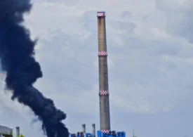 Al doilea incendiu la CET Vest București, în mai puțin de o lună. Fum puternic, a fost emis mesaj RO-Alert (Foto & Video)