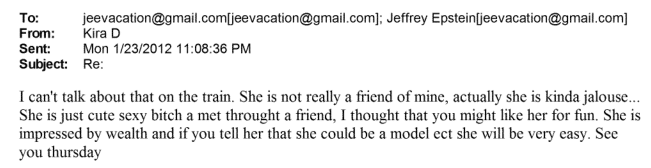 Epstein, email