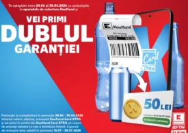 Kaufland dublează valoarea garanției SGR, direct în Kaufland Card XTRA