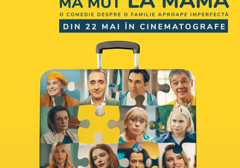 Proiecție și întâlnire cu echipa filmului “MĂ MUT LA MAMA” pe 25 iunie la Sala Luceafărul