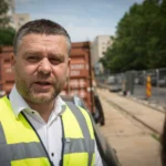 Exclusiv Am fost cu primarul Ciucu pe șantier. De ce durează ani de zile să schimbi o linie de tramvai în București (Foto&Video)