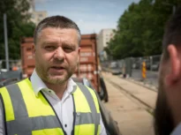 Exclusiv Am fost cu primarul Ciucu pe șantier. De ce durează ani de zile să schimbi o linie de tramvai în București (Foto&Video)