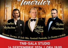 Ediția 2026 a „Duelului Tenorilor”, cu Ștefan von Korch și invitații, pe 14 septembrie la TNB - Sala Studio, în deschiderea stagiunii Musical Extravaganza