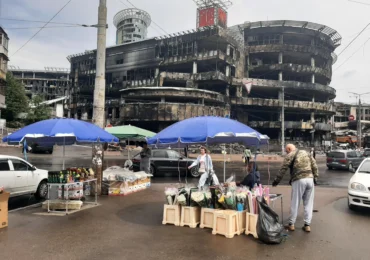„Este ca la Cernobîl”: Cum arată viața în cel mai bombardat cartier din Kiev (Foto & Video)