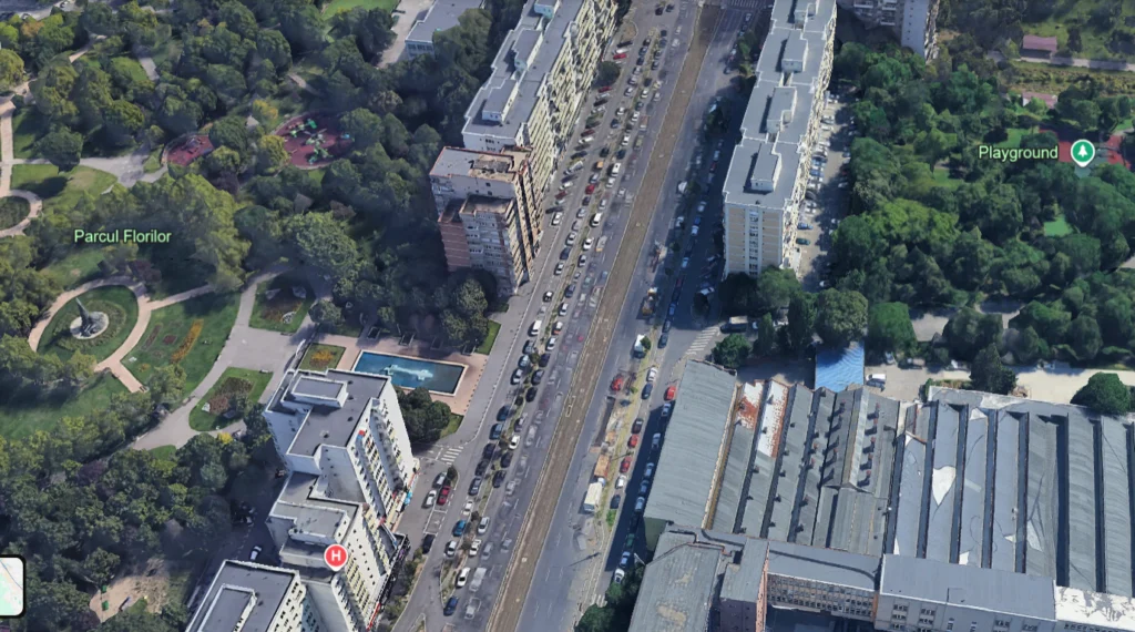 Soseaua Pantelimon trotuare fara umbra