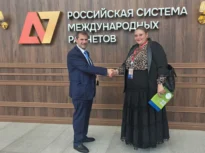 Diana Șoșoacă s-a pozat cu Ilan Șor la Sankt Petersburg. Cum a prezentat-o oligarhul fugar pro-rus