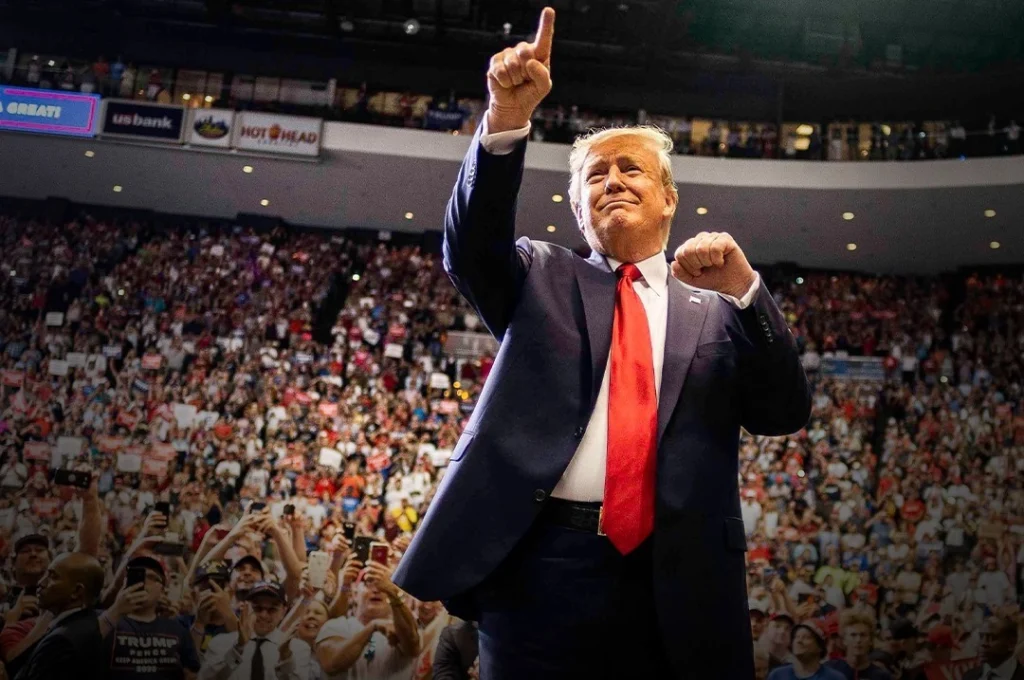 Ca în bancul cu taximetristul: Trump sărbătorește capitularea Americii