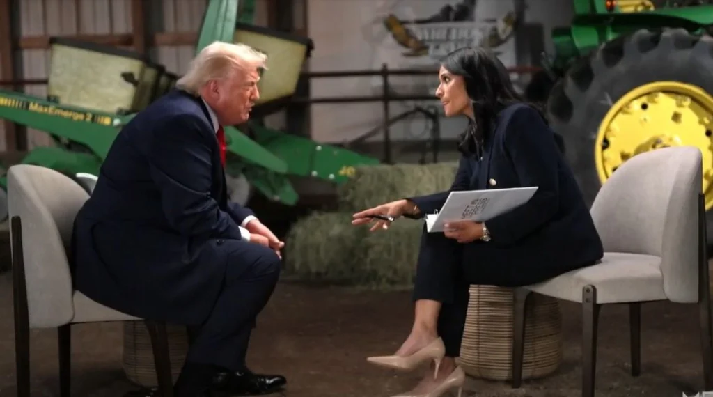 Trump a plecat vijelios dintr-un interviu după ce i-a spus jurnalistei: Ori ești coruptă, ori ești proastă! (Video)