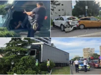 Șoferul TIR-ului care a lovit nouă vehicule în Constanța a avut o criză diabetică. Medic: Pacientul poate pierde orice reflex. Cum justifică Poliția Locală intervenția în forță