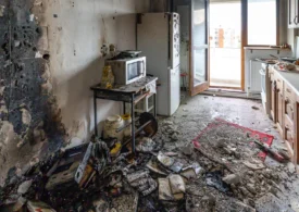 Femeia rănită de dronă în blocul din Galați povestește noaptea de groază: Am împins copilul pe lângă foc, să ieșim
