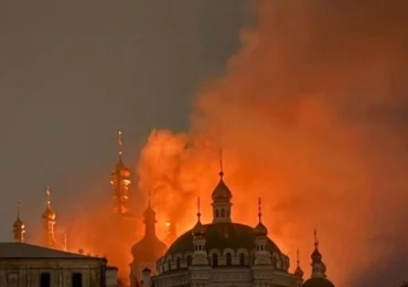 Atac aerian masiv cu rachete și drone asupra Kievului: 4 morți, 23 de răniți, o mănăstire și un bloc au luat foc (Video)