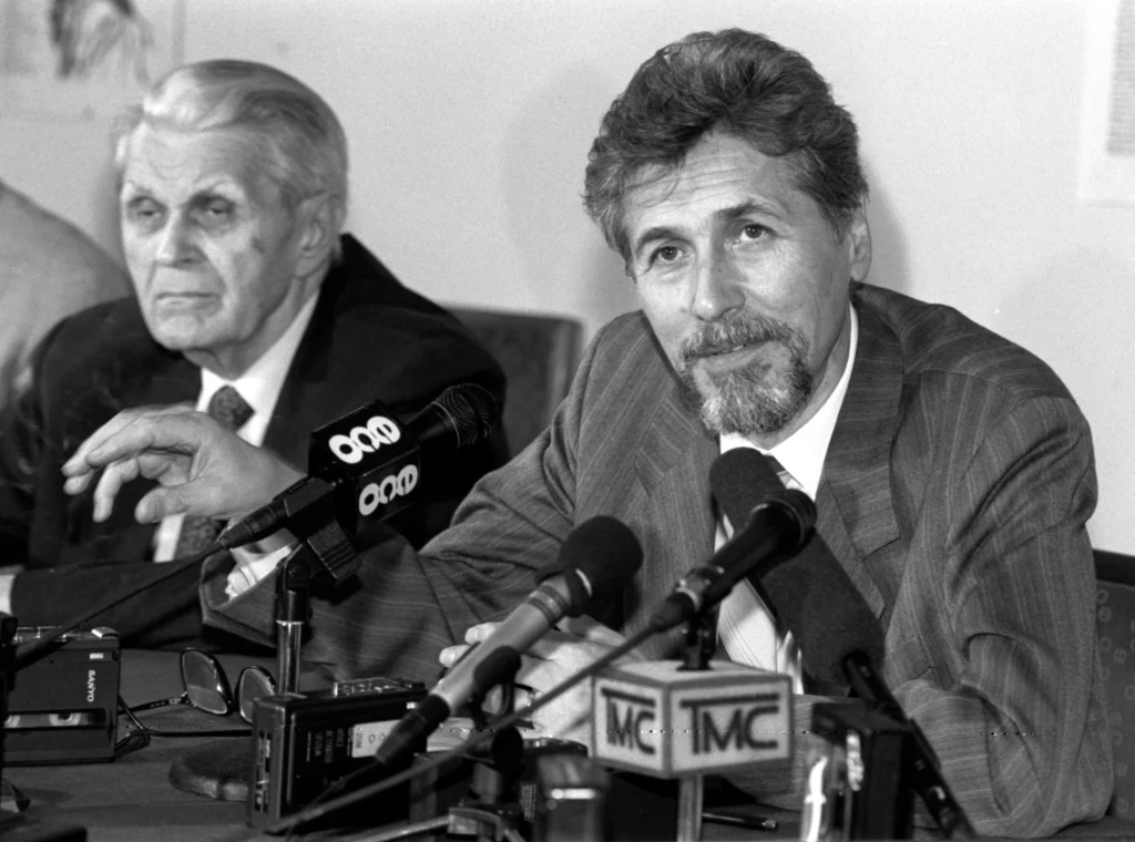 Corneliu Coposu si Emil Constantinescu