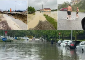 Ploile au făcut prăpăd în țară: sate izolate, drumuri rupte și risc de inundații. Autoritățile deversează controlat două baraje din Prahova (Foto&Video)
