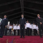 Nicușor Dan și Ilie Bolojan, la recepția de Ziua Independenței SUA. Ce mesaje au transmis (Video)