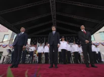 Nicușor Dan și Ilie Bolojan, la recepția de Ziua Independenței SUA. Ce mesaje au transmis (Video)