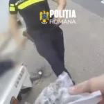 Foc de avertisment tras de polițiști în București după o urmărire. Doi tineri au fost prinși cu o pungă de droguri (Video)