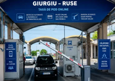 În sfârșit! Taxa de pod la Giurgiu-Ruse se va putea plăti și online din 15 iunie