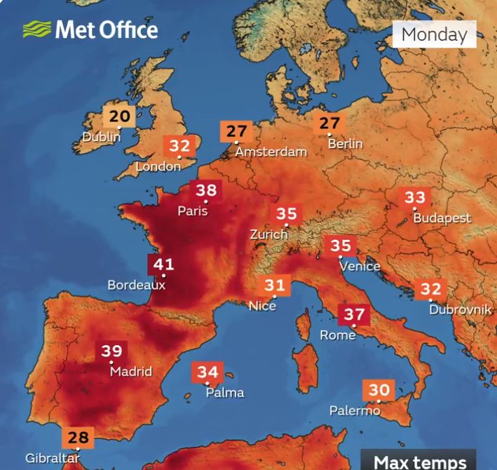 Europa, sub un nou val de căldură: alerte de caniculă în mai multe țări și măsuri de urgență în Franța, Spania și Germania