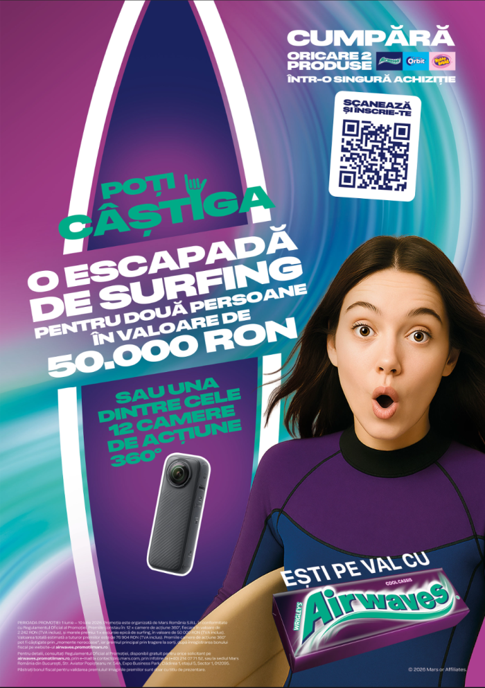 Prinde valul cu Airwaves! Brandul lansează o nouă campanie și o tombolă specială