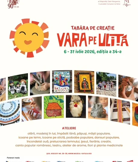 Tabăra de creație „Vara pe uliță” la Muzeul Satului
