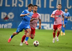Superliga: Universitatea Craiova s-a desprins greu, dar a distrus UTA Arad